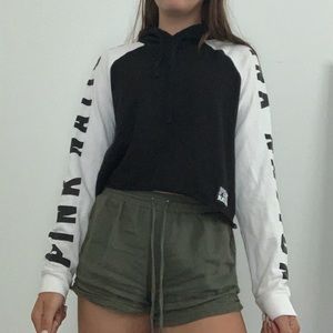 BUNDLE TWO PINK CROP SWEATSHIRTS